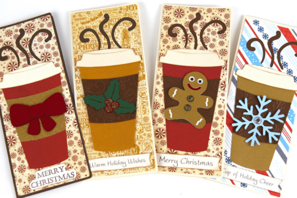 Download Holiday Coffee Slimline Card - Premium Bundle