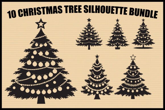 Download Christmas Tree Silhouette Bundle - Premium Resources