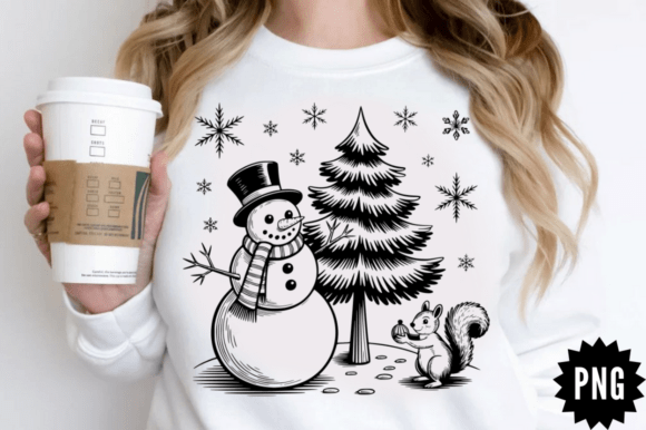 Download Christmas Snowman SVG Clipart Design - Premium Resources