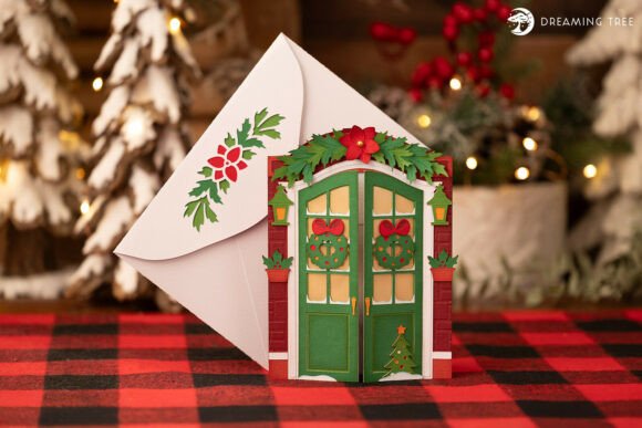 Download Holiday Doorstep Card SVG - Premium Resources
